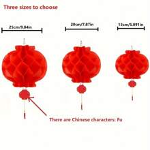 10pcs/Set Red Paper Lantern Decoration For Festival, Chinese Wedding, Engagement, Housewarming Party, Mid-Autumn Day,Home Decor ,Room Decor,Wall Decor Gifts Birthday Graduation