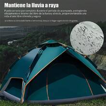 Automática Tienda Casa Campaña Camping Acampar Para 4persona - Verde - Ver 3