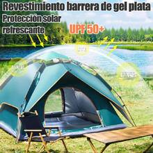 Automática Tienda Casa Campaña Camping Acampar Para 4persona - Verde - Ver 6