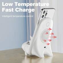 1 cái Mini Cái ghế Không dây Nhanh Bộ sạc , Đa chức năng Giá đỡ điện thoại Có thể mang đi , Cung cấp Đối với Tất cả Điện thoại , , Sinh nhật Hoặc Quà tặng ngày lễ - Hồng - Xem 4