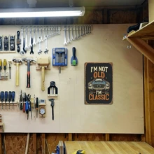 1入經典汽車復古金屬標誌“i'm Not Old, I'm Classic”-用於車庫和機房的復古牆飾-12x8英寸耐用錫牌-車迷和收藏家的完美禮物 - 彩色 - 查看 5