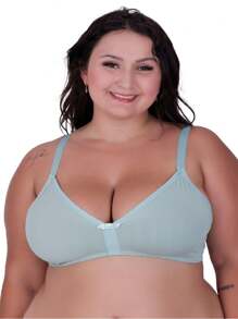 Plus Size Bras & Bralettes - 綠色 - 查看 1