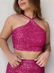 Women Bodysuits - Màu Hồng Tươi - Xem 1