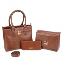 Women Bag Sets - 棕色 - 查看 1