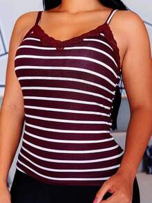 Women Blouses - 酒紅色 - 查看 2