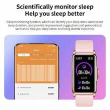 LIGE 智能手錶配備心率/血氧/血壓/睡眠監測,適用於健身跟踪器運動模式步數卡路里計數器活動,健康跟踪器ip67防水通話和消息通知 - 粉色 - 查看 7