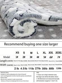 1 Stück Haustier Schlafmatte, warm und gemütlich, geeignet für zu Hause für Haustiere jeder Größe (zufällige Farbauswahl) - Grau - Übersicht 2