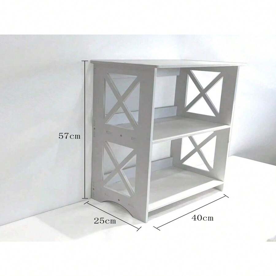 Pvc Sheet Easy Assemble Bookshelf Living Room Storage Shelves For ...