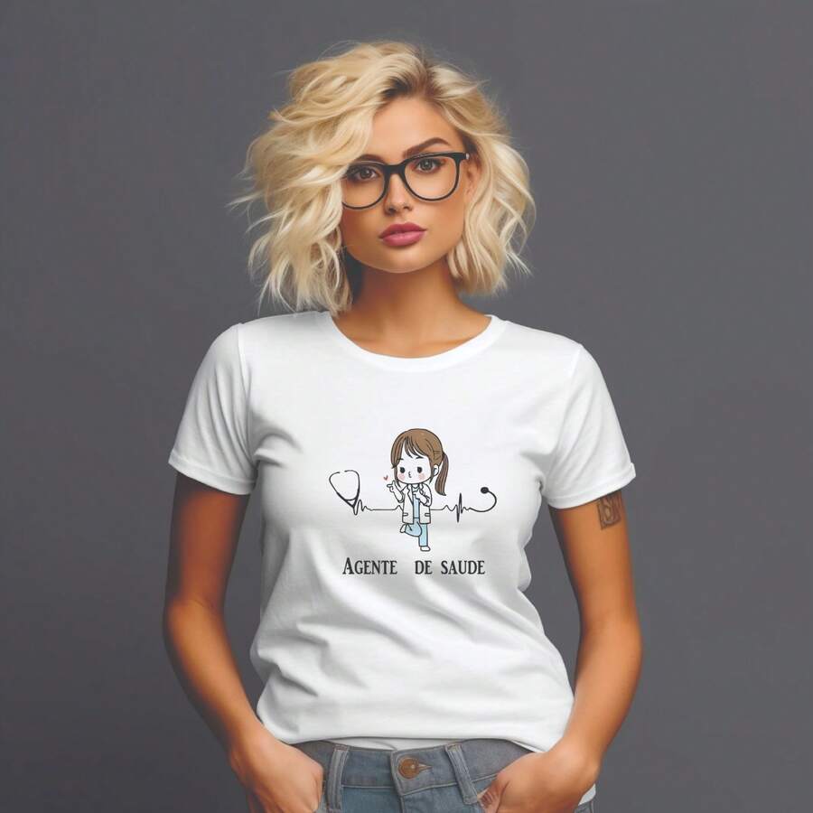 Women T-Shirts - 白色 - 查看 1
