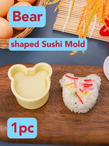 1pc Sushi Mold, Rice Ball Mold, Triangle Rice Ball Bento Box, Seaweed Wrapped Rice Making Tool