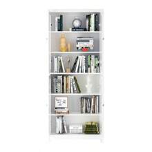Furchen Vitrina de Cristal,Alacena Cocina, Mueble Aparador Comedor con 4 puertas,para salón, dormitorio, oficina 80 x 33 x 190 cm Enviado en 2 Paquetes