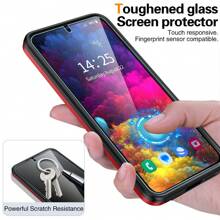 Unbeinst 適用於三星 Galaxy S24 / S24 Plus / S24 Ultra 手機殼，[內置滑動相機保護蓋＆可旋轉支架][2*屏幕保護膜]防震防刮擦三星 S24 / S24 Plus / S24 Ultra 5G 手機殼