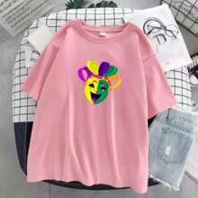 Men T-Shirts - Màu Hồng baby - Xem 1