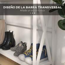 HOMCOM Mesa de Consola Clásica con 1 cajón y 1 Estante de Almacenaje para la Entrada el Pasillo o como Auxiliar en Salones y Comedores Estilo Elegante de 100x30x81cm Blanco - Blanco - Ver 6
