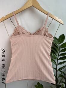 Women Tops - 杏色 - 查看 3