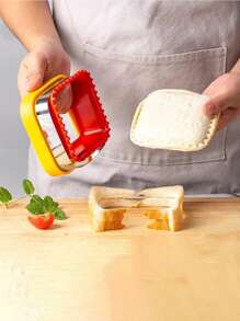 1/2/3 stuks set sandwich-trimkorstsnijder cartoon-toastvorm, doe-het-zelfbroodvorm, moederdagkeukenbakgereedschap, cadeau