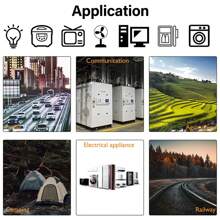 3000w 汽車電源逆變器瓦直流 12v 24v 至交流 110v 校正正弦波轉換器,太陽能逆變器 - 黑色 - 查看 8