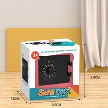1pc Creative Money Saving Box, Password Lock Coin Bank Ornament Toy - Multicolor - View 6