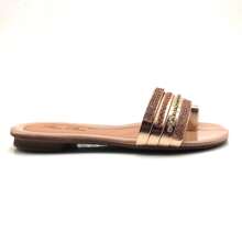 Women Flat Sandals - 米色 - 查看 5