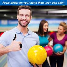 6入組保齡球配件套裝-腕部支撐,拇指保護器,手指握把,男女均適用 - 淺藍色 - 查看 6