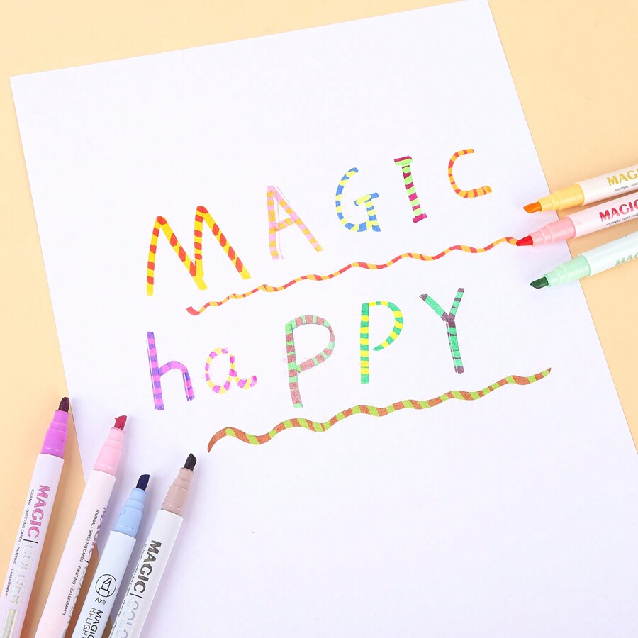 12 Pack Highlighter Set, Pastel Aesthetic Highlighter Pen Bible