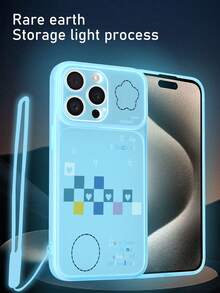 1 Miếng Sáng Mờ Xanh TPU trong suốt Họa tiết Hình học Ốp lưng & bao da điện thoại , Chống rơi , Với 1 Sáng Xanh Silicone Treo Dây thừng / Phát sáng Ốp lưng & bao da điện thoại / Đèn huỳnh quang Ốp lưng & bao da điện thoại / Vui Ốp lưng & bao da điện thoại , Tương thích với iPhone , Android , Samsung , Xiaomi , Oppo , Apple 15pro Ốp lưng & bao da điện thoại , Apple 14pro , Samsung A52 4G Ốp lưng & bao da điện thoại , Samsung A31 4G Ốp lưng & bao da điện thoại , Samsung A23 Ốp lưng & bao da điện thoại , Redmi Note 11 4G Ốp lưng & bao da điện thoại , Redmi Note 12 4G Ốp lưng & bao da điện thoại , Oppo A54 Ốp lưng & bao da điện thoại , Samsung A14 Ốp lưng & bao da điện thoại , Samsung A54 Ốp lưng & bao da điện thoại - Màu xanh lam - Xem 5