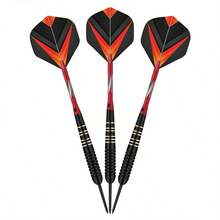 1pc Copper Dart Set Shatter-Resistant Box Pack, Embossed Shaft Dart Needle Toy, Copper-Aluminum-Pet - Black - View 4