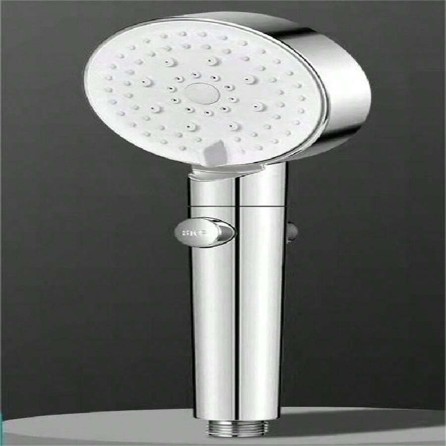 Water Pressure Boosting Shower Head With Filter Net And Handheld Option