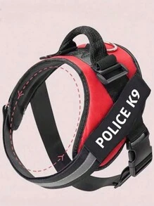 1 Pechera Arnés Ajustable Cómodo Para Perro Gato Con Perros, Correa Pectoral De Pecho Para Mascotas - Negro - Ver 5