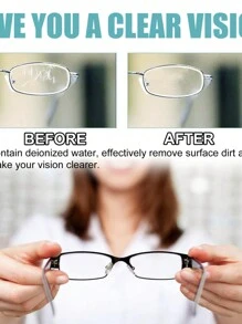 鏡片刮痕修復劑,眼鏡/太陽眼鏡用玻璃磨光和恢復劑,可去除刮痕、霧氣和混濁 - 白色 - 查看 11