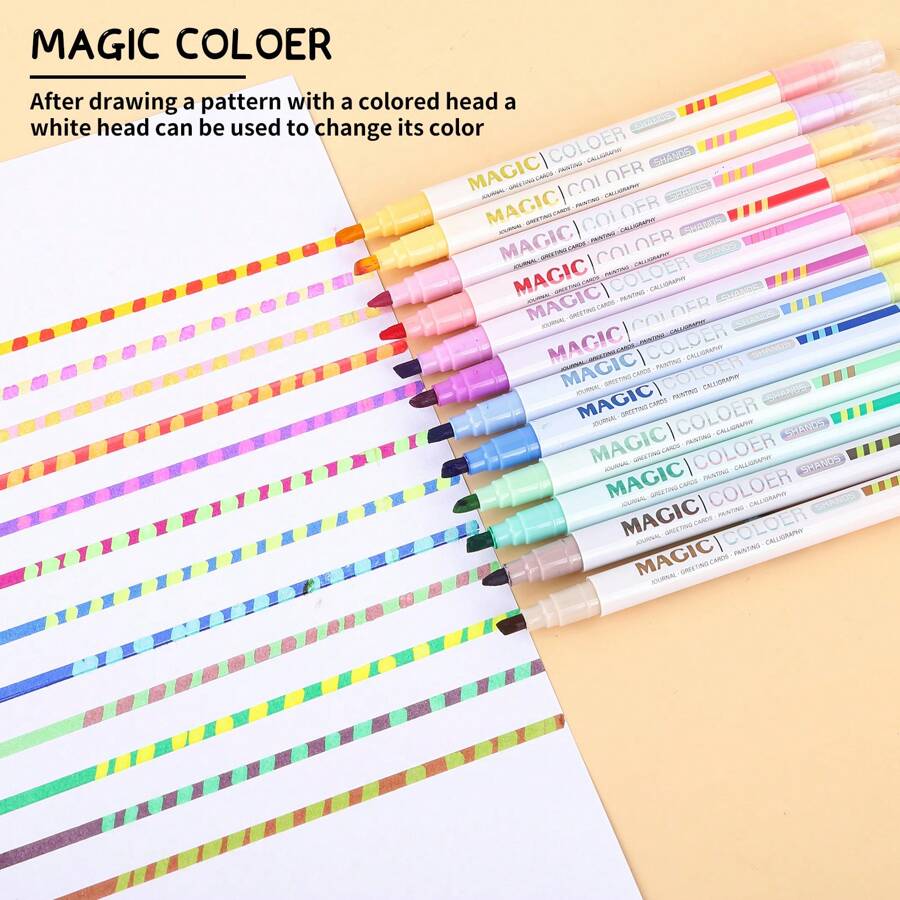 12 Pack Highlighter Set, Pastel Aesthetic Highlighter Pen Bible