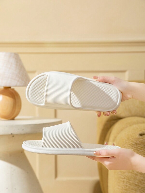 Bathroom Slippers, Summer Indoor Flat Slippers, Eva Material Simple Lightweight Slides