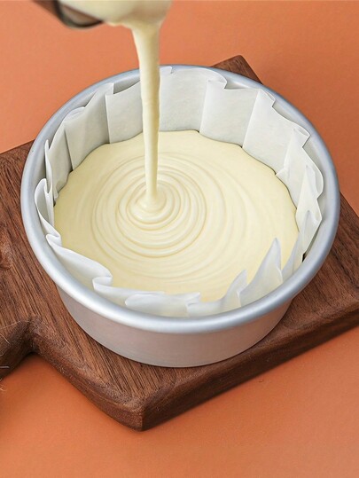 50 ورقة باسك للقوالب الكعك ،ورق طرف طباع غير لاصق للفرن في المطبخ للشواء والخبز ولوازم الحفلات، ورقة للاستخدام في الفرن الهوائي والمقلاة الهوائية، ورقة تغليف للطهي بدون دهن أو لزوجة.