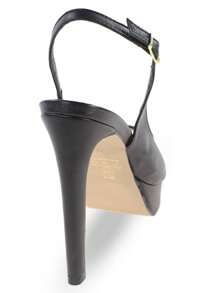Women Heeled Sandals - 黑色納帕 - 查看 5