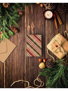 Paper Junkie 36-Pack Merry Christmas Greeting Cards Bulk Box Set - Winter Holiday Xmas Greeting Cards With Yuletide Elements, Envelopes Included, 4 X 6 Inches - màu nâu - Xem 1