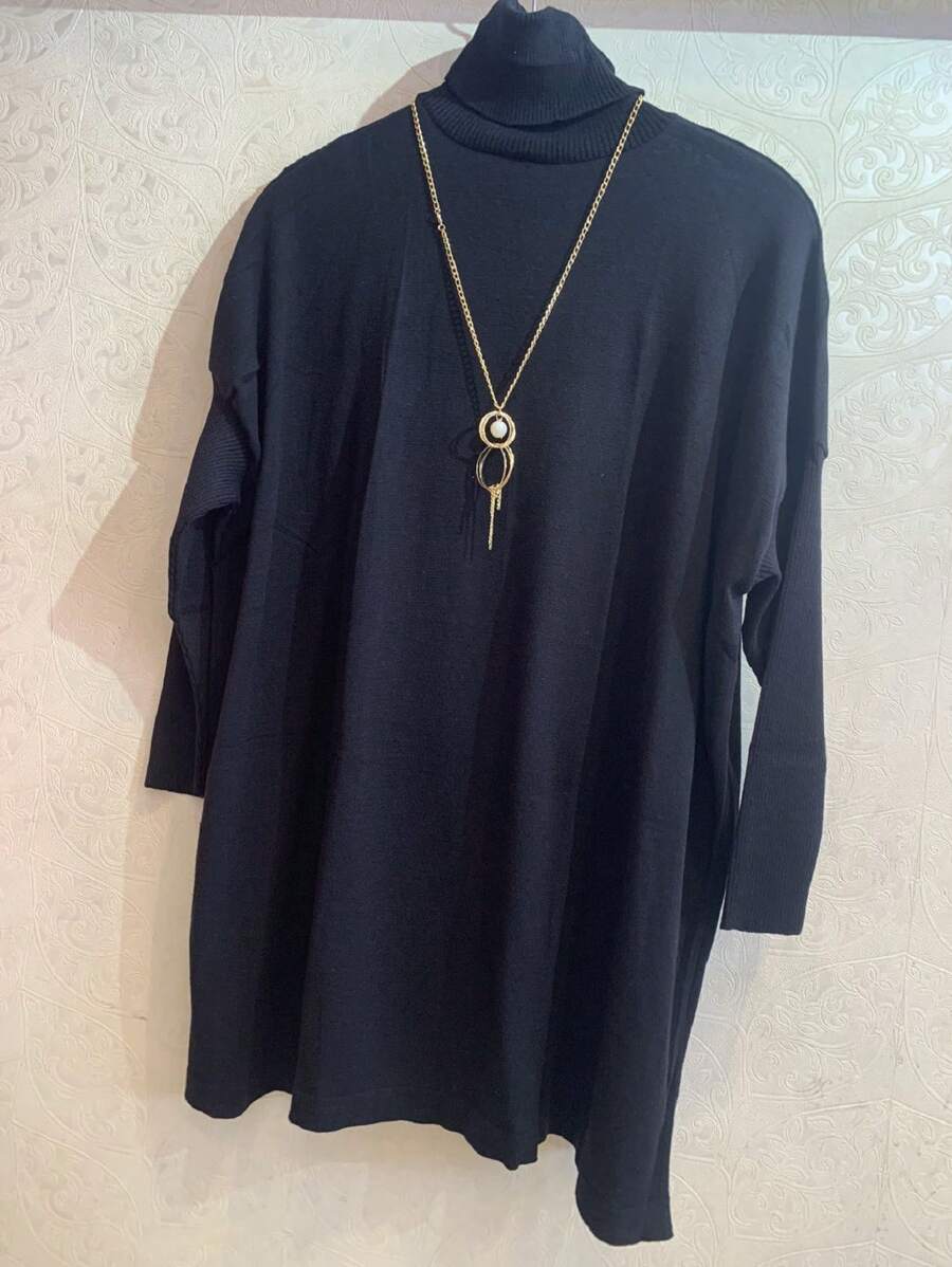 Plus Size Sweaters - Noir - Voir 1