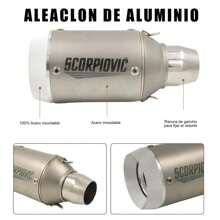 Punta De Escape Austin Racing Acero Inoxidable 51 Mm - Plateado - Ver 4
