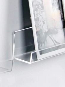 6pcs/Set Vinyl Record Shelf Wall Mount, Transparent Acrylic Record Storage - Clear - View 7