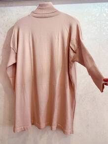 Plus Size Sweaters - Khaki - View 3