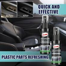 1pc 50ml/30ml Interior Repair Spray Protection Spray Instrument Panel Interior Refurbishing Agent Glazing Maintenance Dustproof,Kitchen,Bathroom,Home,Household Supplies
