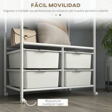 HOMCOM Coat Racks - White - View 6