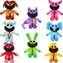 Kit 8 Pieces Of Smiling Critters Playtime Plush Toys Colored Models - 彩色 - 查看 6