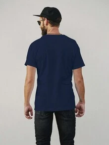 Men T-Shirts - Màu xanh hải quân - Xem 2
