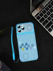 1 Miếng Sáng Mờ Xanh TPU trong suốt Họa tiết Hình học Ốp lưng & bao da điện thoại , Chống rơi , Với 1 Sáng Xanh Silicone Treo Dây thừng / Phát sáng Ốp lưng & bao da điện thoại / Đèn huỳnh quang Ốp lưng & bao da điện thoại / Vui Ốp lưng & bao da điện thoại , Tương thích với iPhone , Android , Samsung , Xiaomi , Oppo , Apple 15pro Ốp lưng & bao da điện thoại , Apple 14pro , Samsung A52 4G Ốp lưng & bao da điện thoại , Samsung A31 4G Ốp lưng & bao da điện thoại , Samsung A23 Ốp lưng & bao da điện thoại , Redmi Note 11 4G Ốp lưng & bao da điện thoại , Redmi Note 12 4G Ốp lưng & bao da điện thoại , Oppo A54 Ốp lưng & bao da điện thoại , Samsung A14 Ốp lưng & bao da điện thoại , Samsung A54 Ốp lưng & bao da điện thoại - Màu xanh lam - Xem 4