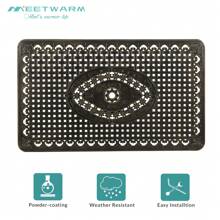 MEETWARM 7-Piece Outdoor Patio Dining Set, All-Weather Cast Aluminum Patio Conversation Set With 6 Cushioned Swivel Rocker Chairs For Backyard Garden Deck, 1 Rectangular Table - Đồng đậm/Tân - Xem 4