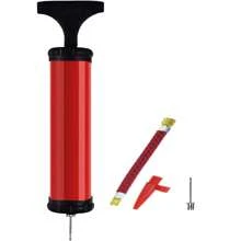 Bomba de Pelota - Bomba de Aire para Pelotas Deportivas - Fútbol, ​​Baloncesto, Globo, Voleibol, Anillo de natación, Pelota de Yoga, bóveda + Bomba de Pelota con Aguja - 12 Pulgadas