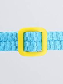 Mới Cái vòng Pet Với Xử lý Da Thiết kế , Thoải mái Và Hấp dẫn , Chế tạo Của Polyester Chất liệu , Bền chặt Và Mạnh mẽ , 2 Miếng Bộ Với Vòng cổ Và Dây xích - Màu xanh lam - Xem 5