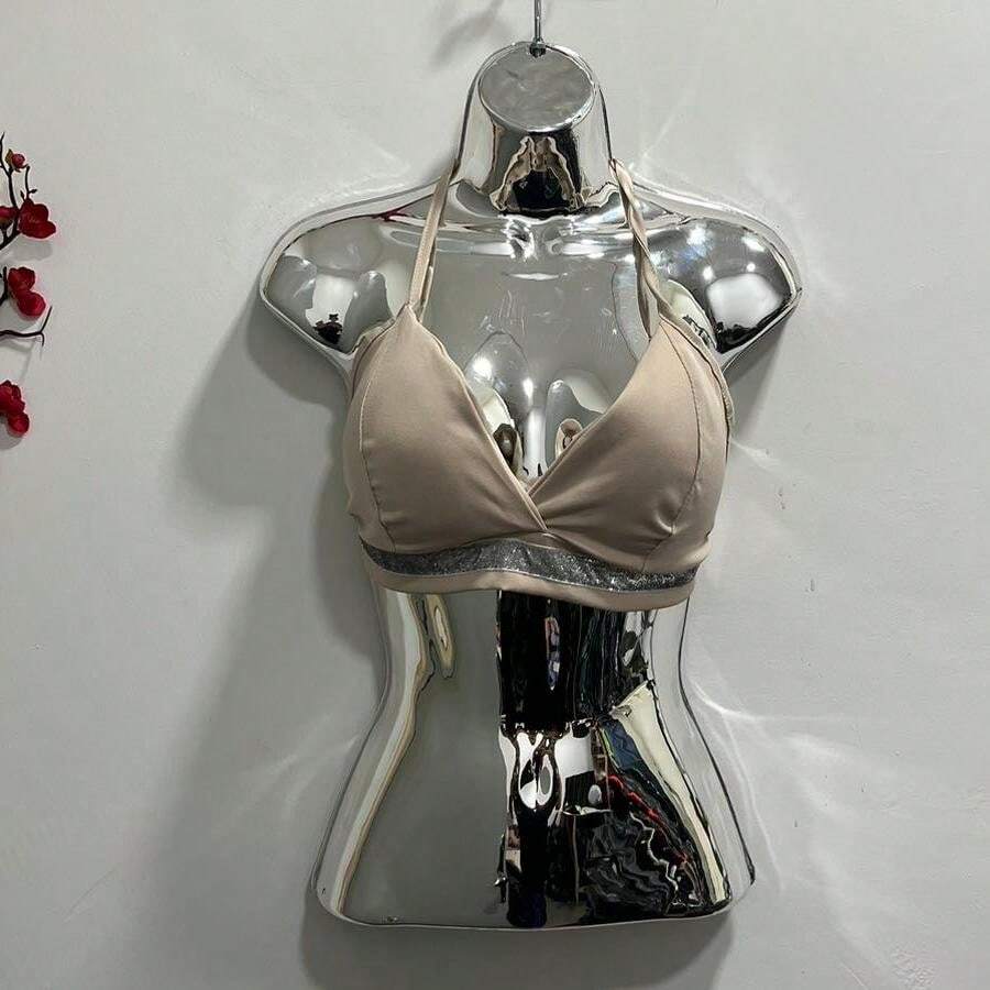 Women Tank Tops & Camis - 米色 - 查看 1