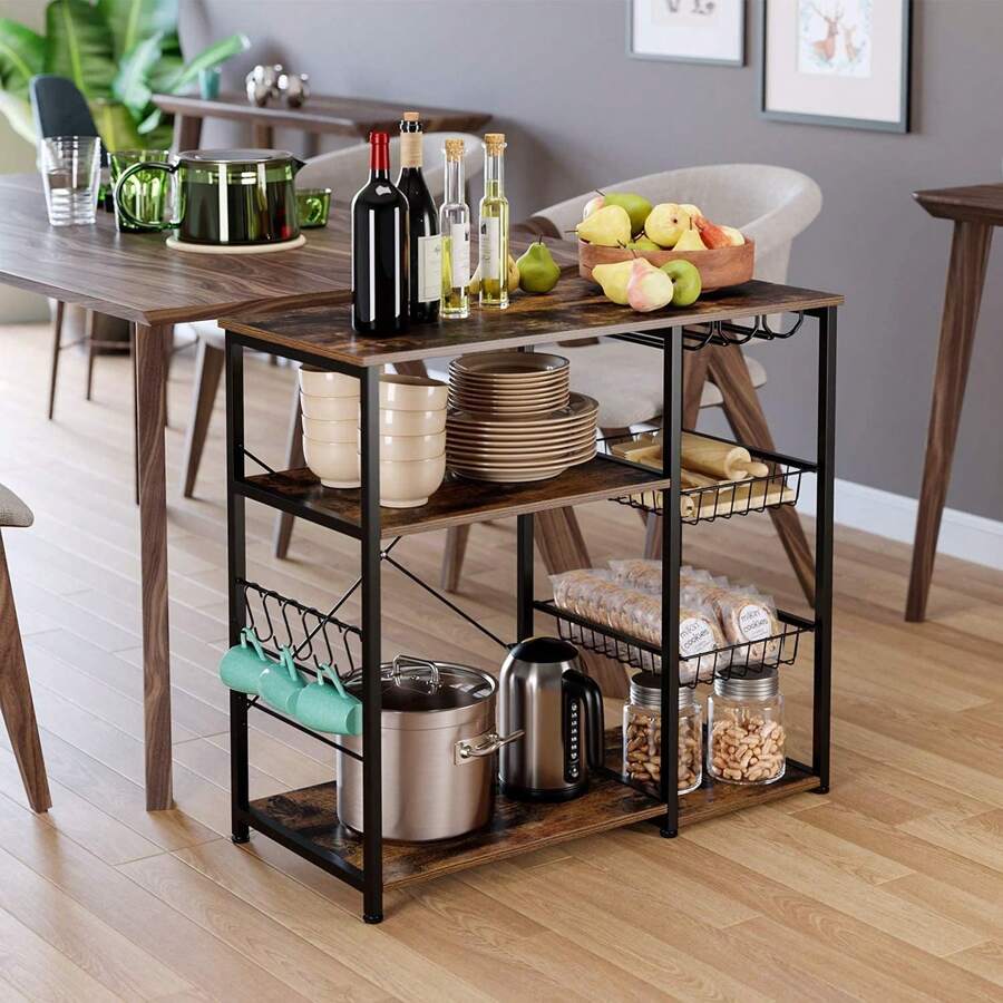 Baker's Racks - Brown - View 1