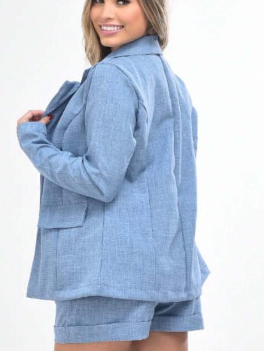 Women Two-Piece Outfits - Màu xanh nhạt - Xem 1